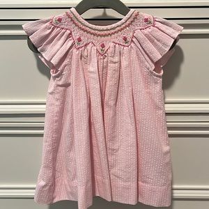 Little girl smocked dress size 9 months